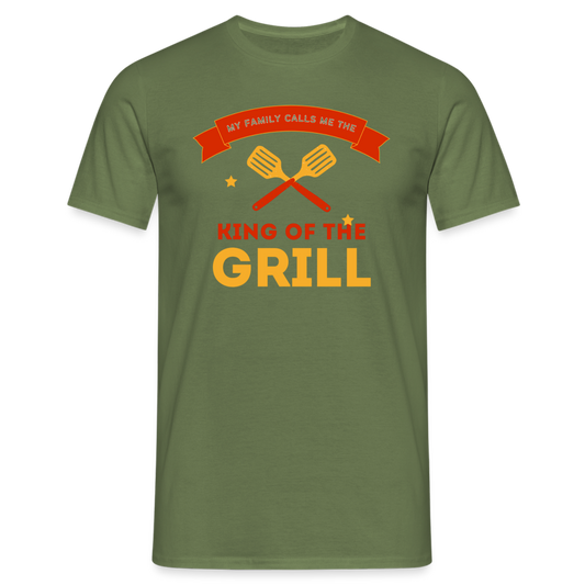 King of the Grill T-Shirt - Militärgrün